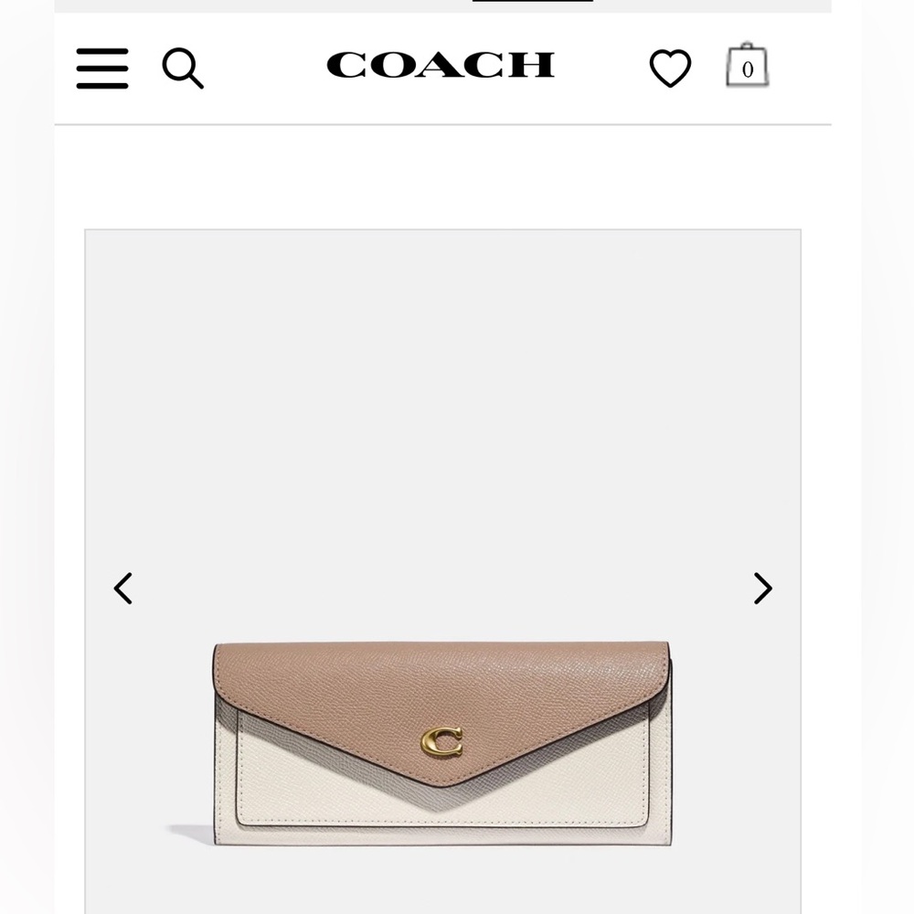 Coach Wyn Soft Wallet in Colorblock